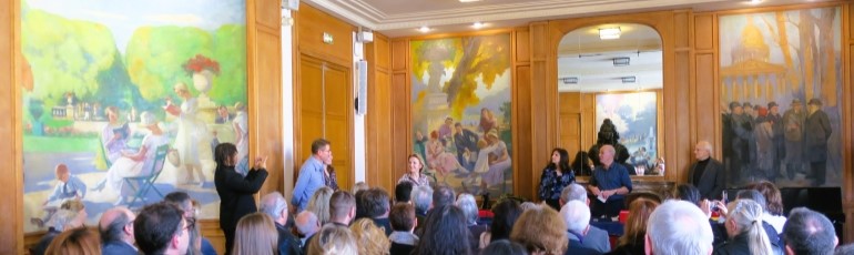 Réception de la Médaille d'Or du Salon des Artistes Français avril 2024