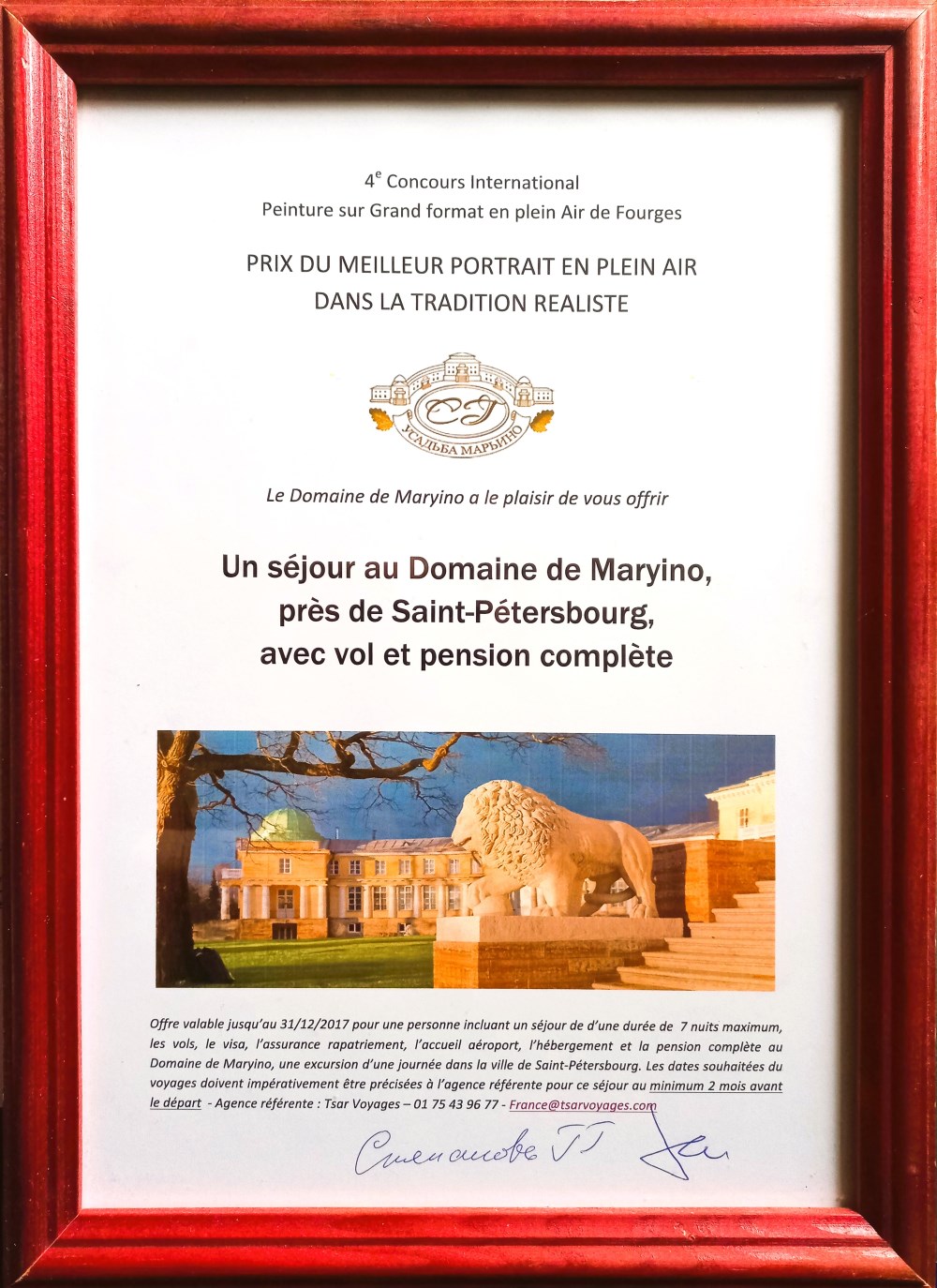 Forence REMY - 2016 : PRIX MARYINO
